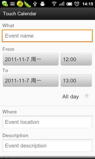 (Touch Calendar) v1.0.14