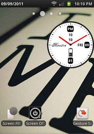 ʦʱӲ(Maestro Clock Widget) v2.8