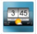 3DתʱӲ 3D Flip Clock  World Weath v0.87ͼ