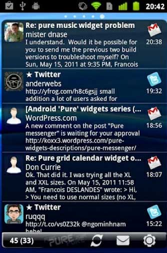 Ϣ Pure Messenger Widget v2.6.1
