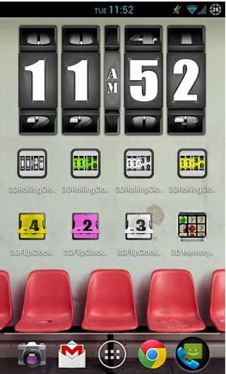 άʱ 3D Rolling Clock PRO v4.1.2