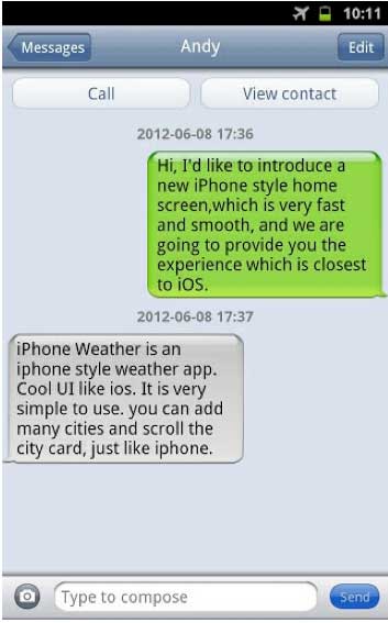 IOS iPhone Messages v1.2.4