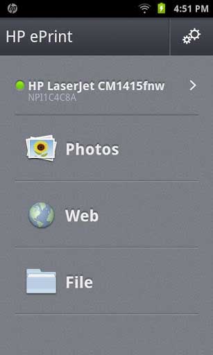 HPƬӡ HP ePrint Home v2.0.2