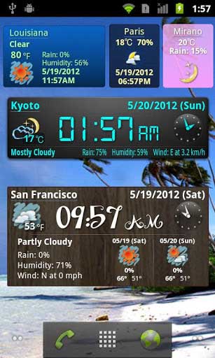 ʱӲ World Weather Clock Widget v5.117