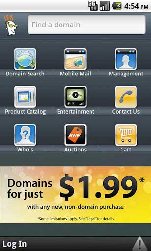 ƿ Go Daddy Mobile v2.5