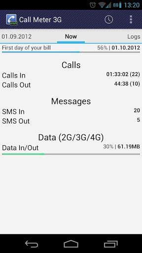 ѹ Call Meter 3G v3.8.3