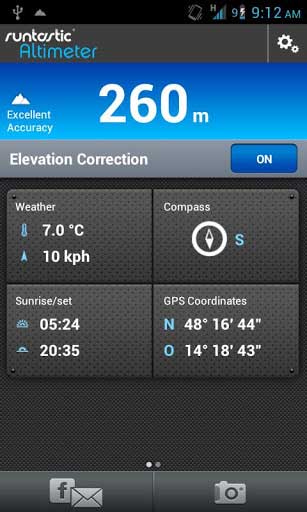 海拔测量仪 Runtastic Altimeter PRO v1.2.2