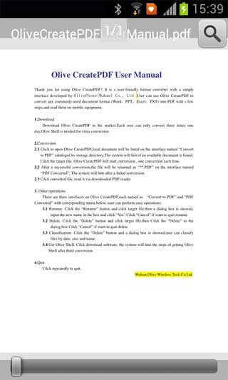 PDFת OliveConvertPDF v1.0