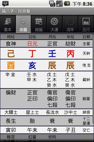 论八字 Calc8Words