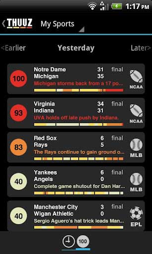 Thuuz 体育 Thuuz Sports v6.4.8