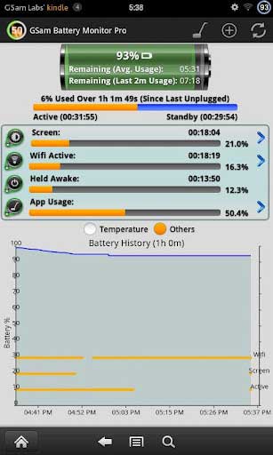 ؼרҵ GSam Battery Monitor Pro v2.34
