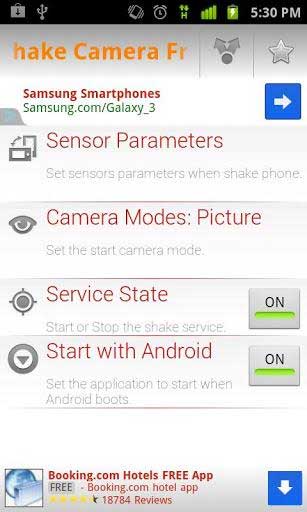 ҡ Shake Camera v2.3.2