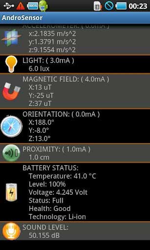 AndroidӦ AndroSensor v1.9.5.5