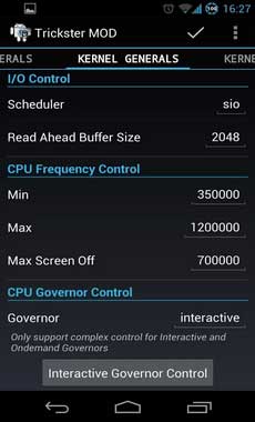 ں˿ Trickster MOD Kernel Settings v2.5.741