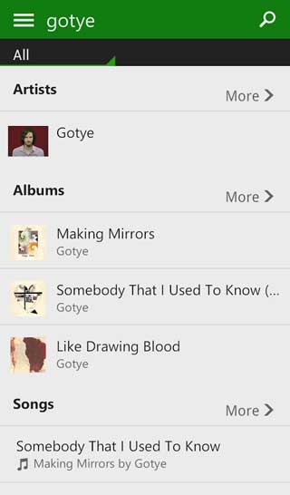 Xbox Music v1.0.30905