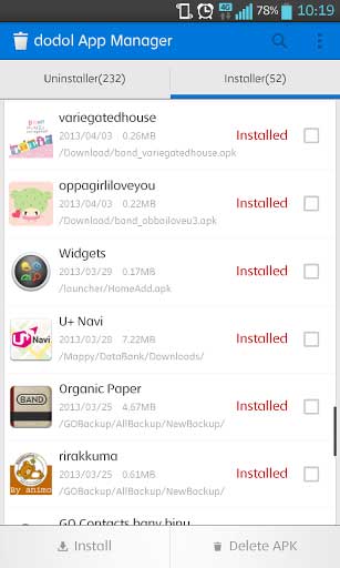 dodolӦù dodol App Manager v1.0.2