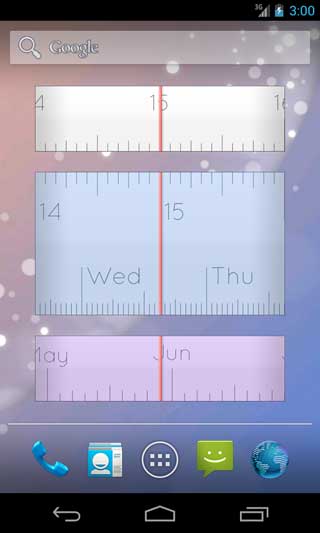 Linear Clock Pro Widget v1.6
