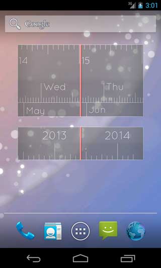 Linear Clock Pro Widget v1.6