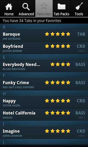 ޼ Ultimate Guitar Tabs v2.1.1