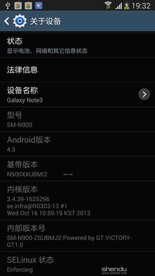 [ GALAXY Note3(N9006 ROM]Galaxy Note3 4.3 ROM ZSUBMJ2 GT1.2ʽˢ