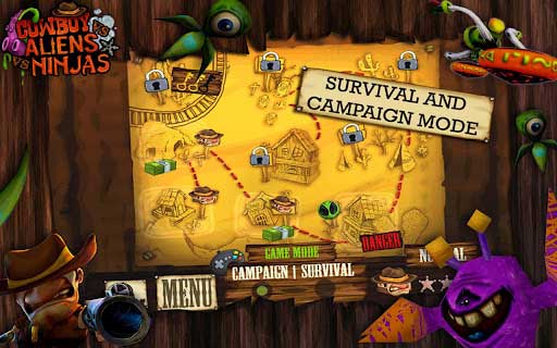 ţߴս Cowboy vs. Ninjas vs. Aliens v1.3