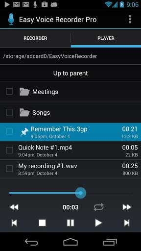 ¼ Easy Voice Recorder Pro v1.7.6