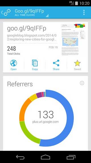 Google Google URL Shortener v1.0