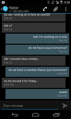 Sliding SMS (CM Messaging)  v0.6.7