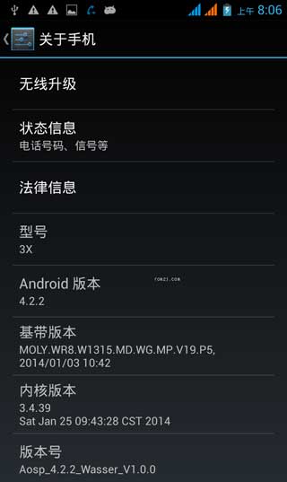 [Ϊ ҫ3X ROM]ҫ3X 4.2.2 ROM  AOSPԭ4.2ֲһ  ˫3G ʡˢ