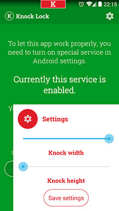 ˫  Knock Lock  v1.4