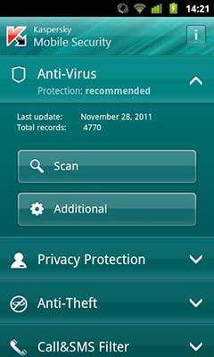 ˹ȫר | Kaspersky Mobile Security