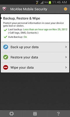 迈克菲手机杀毒|McAfee Antivirus ＆ Security