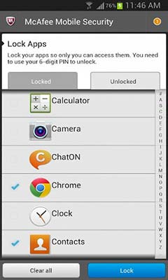 迈克菲手机杀毒|McAfee Antivirus ＆ Security